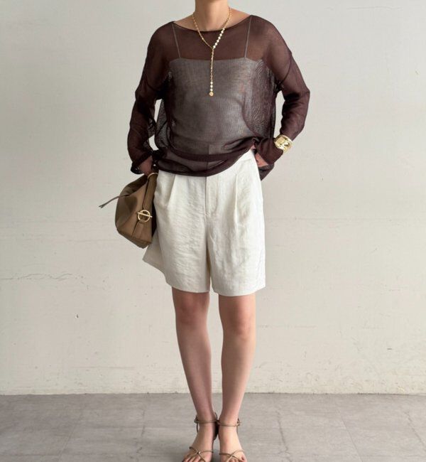  「サテンショートパンツ」|チノ|