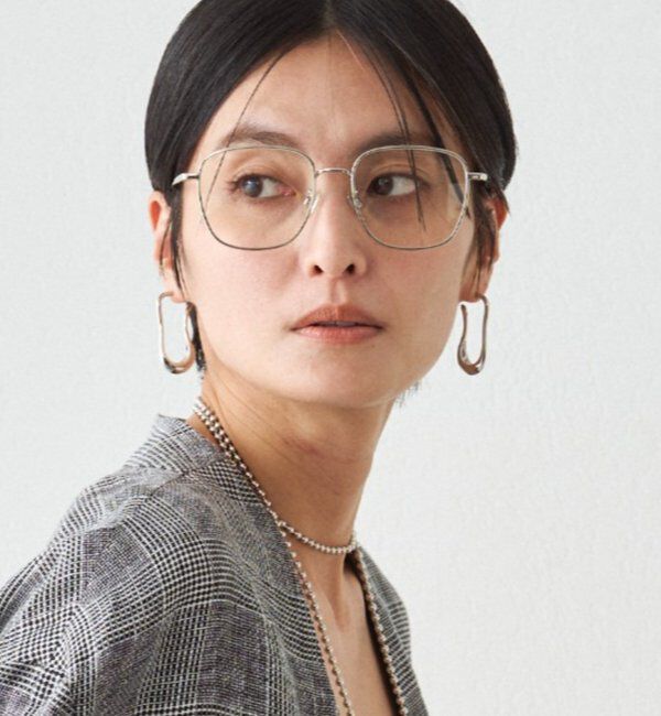  「【GALENA/ガレナ】メタルスクエアめがね」|メガネ|