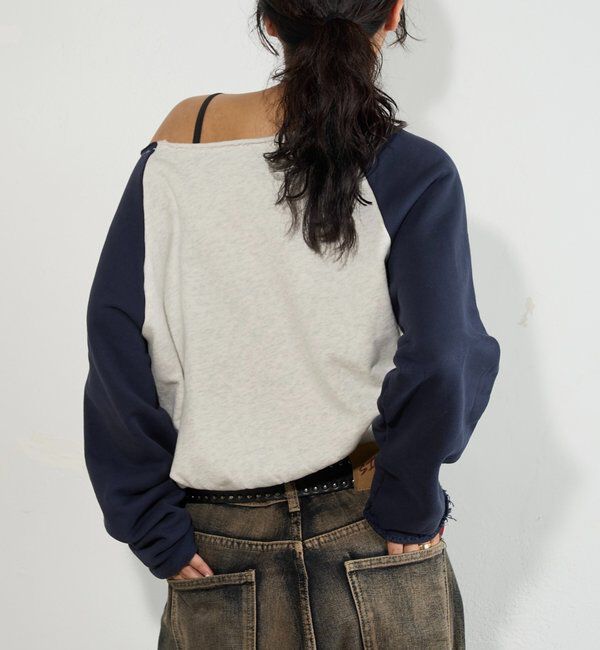  「エリオットナンバリングワンショルダースウェット」|Tシャツ・カットソー|