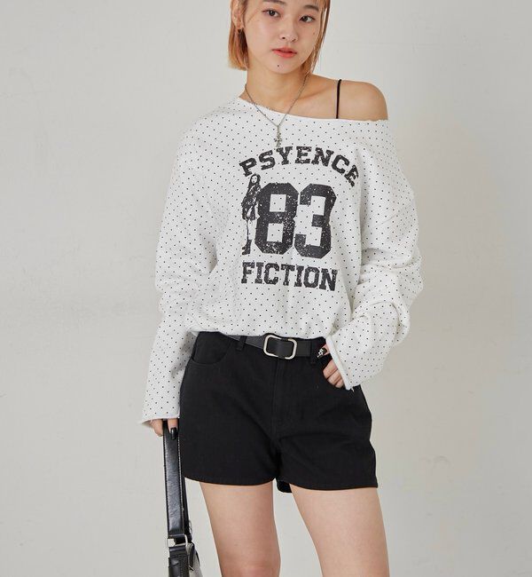  「エリオットナンバリングワンショルダースウェット」|Tシャツ・カットソー|