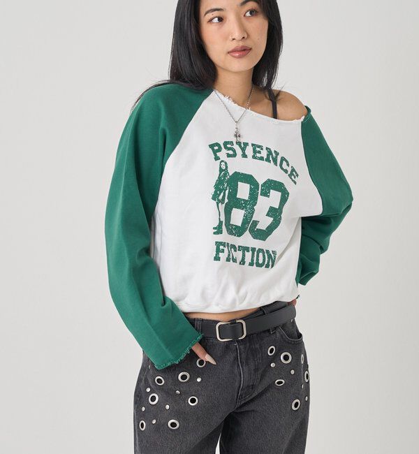  「エリオットナンバリングワンショルダースウェット」|Tシャツ・カットソー|