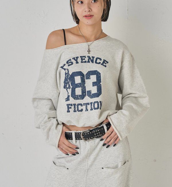  「エリオットナンバリングワンショルダースウェット」|Tシャツ・カットソー|