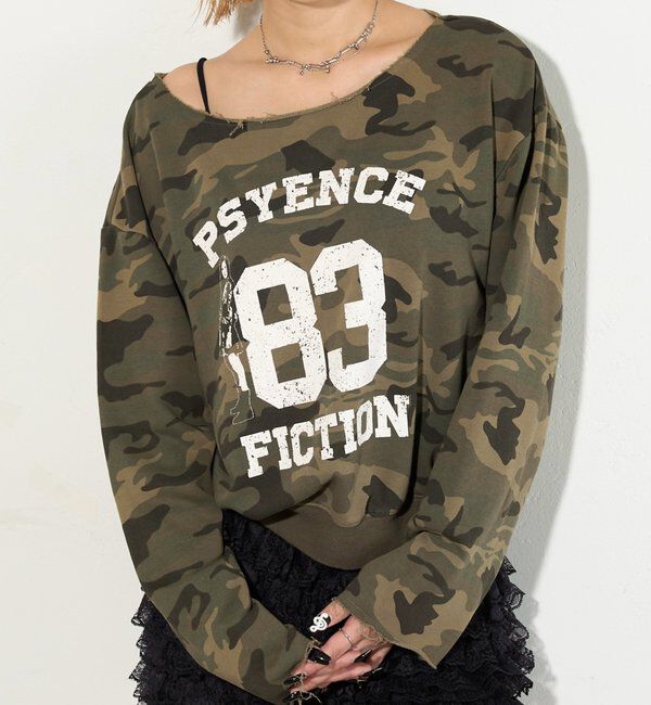  「エリオットナンバリングワンショルダースウェット」|Tシャツ・カットソー|