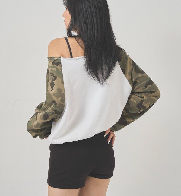  「エリオットナンバリングワンショルダースウェット」|Tシャツ・カットソー|