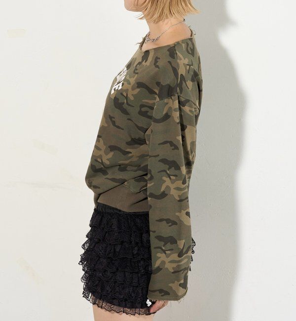  「エリオットナンバリングワンショルダースウェット」|Tシャツ・カットソー|