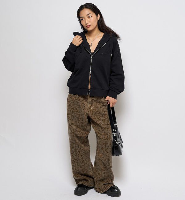  「スラッシュポケットスウェットパーカー」|パーカー|