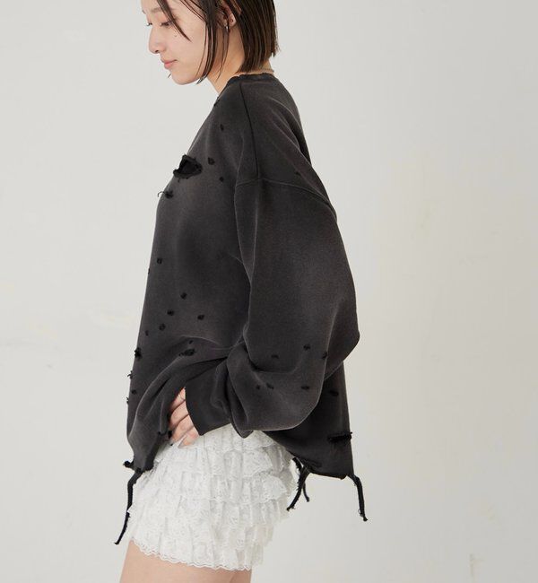  「【FromVintage】ダメージスウェット」|Tシャツ・カットソー|