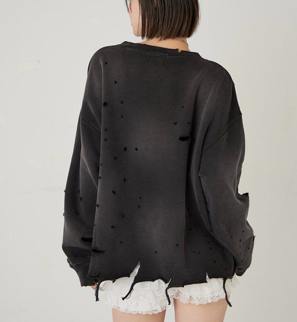  「【FromVintage】ダメージスウェット」|Tシャツ・カットソー|