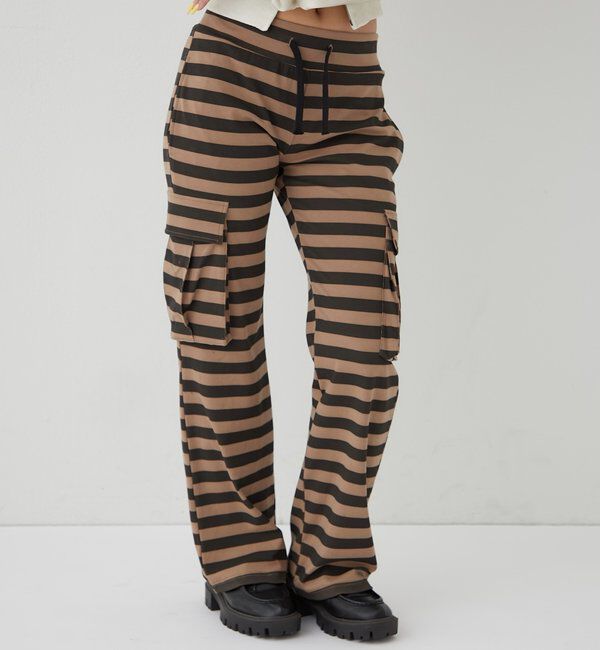  「カットボーダーカーゴパンツ」|チノ|