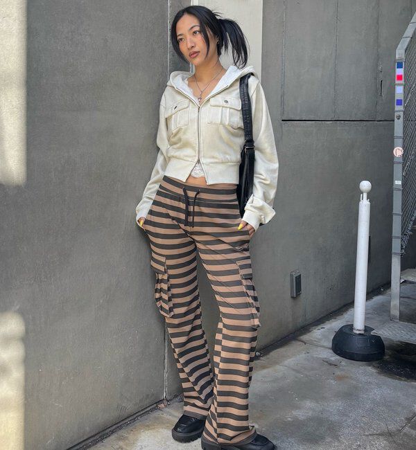  「カットボーダーカーゴパンツ」|チノ|