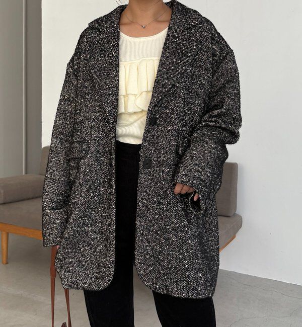  「ツイードテーラーハーフコート」|その他|