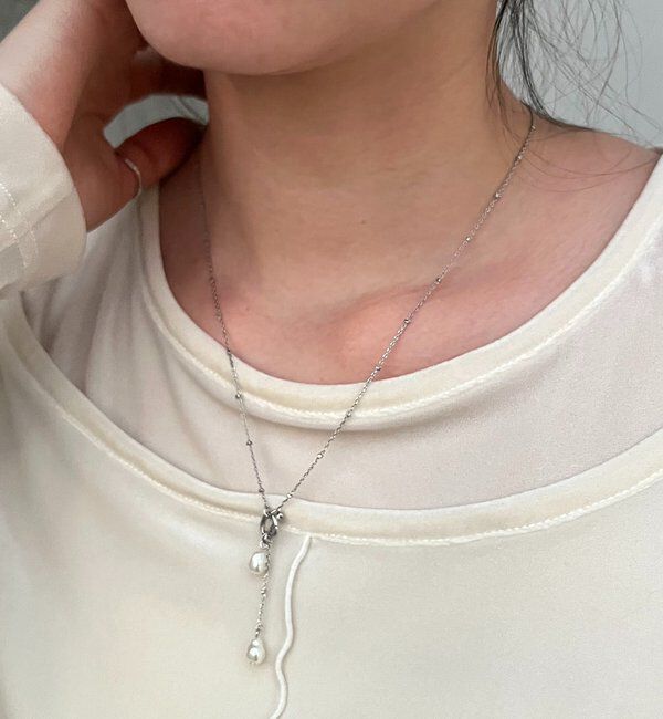  「〈GOLDY/ゴールディ〉マンテルパールネックレス」|リング|シルバー