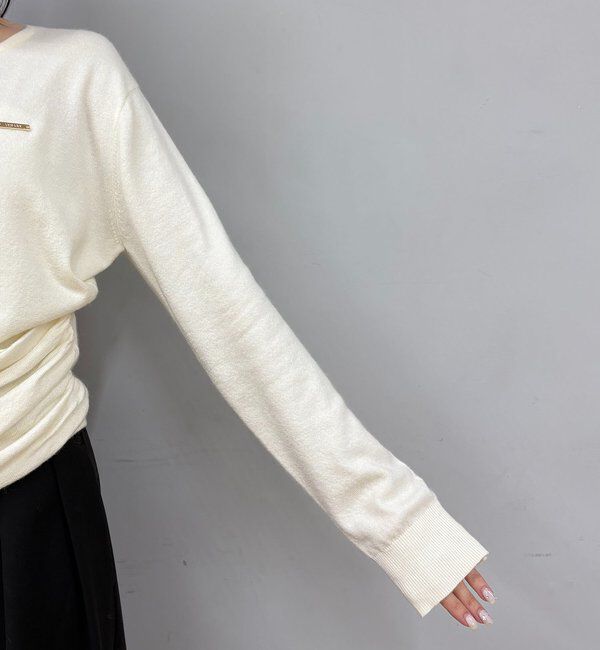  「カーディガン風アシメニット」|ニット・セーター|