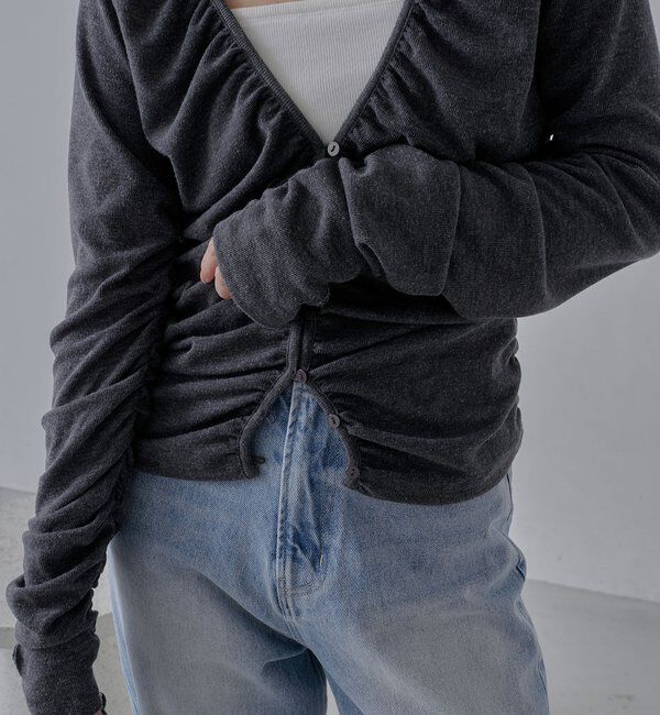  「パイピングドレープカーディガン」|Tシャツ・カットソー|