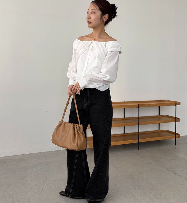  「オフショルパフブラウス」|シャツ・ブラウス|