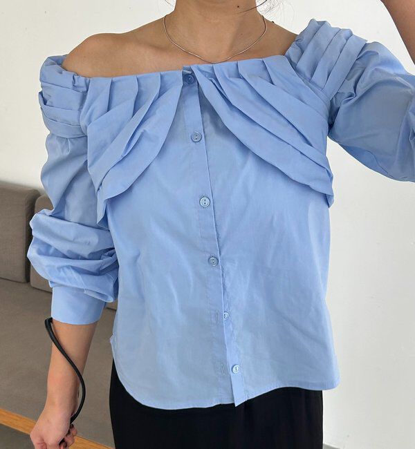  「オフショルパフブラウス」|シャツ・ブラウス|