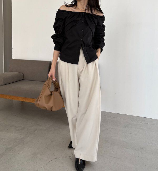  「オフショルパフブラウス」|シャツ・ブラウス|