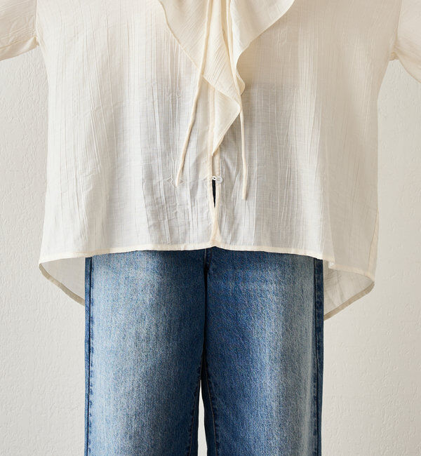  「フリルカラーブラウス」|シャツ・ブラウス|