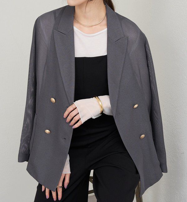  「メッシュジャケット」|その他|グレー