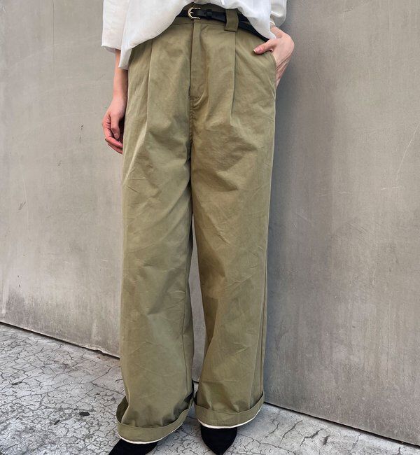  「ミリタリーパンツ」|チノ|