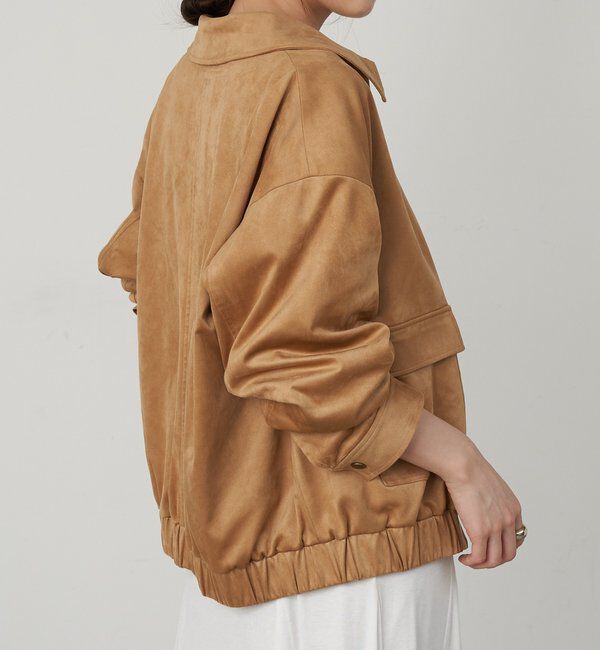  「フェイクスウェードブルゾン」|ブルゾン・スタジャン|