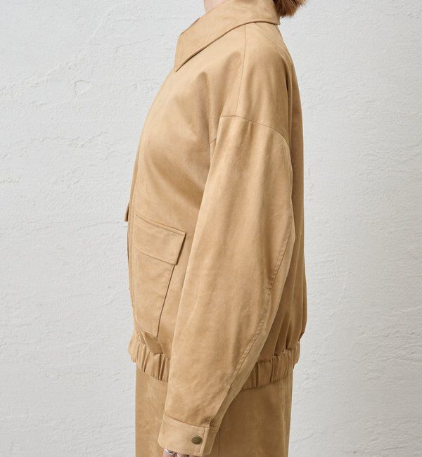  「フェイクスウェードブルゾン」|ブルゾン・スタジャン|