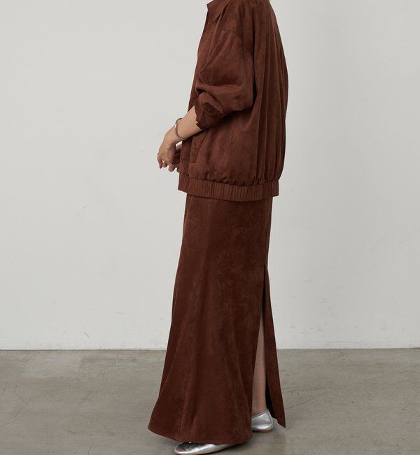  「フェイクスウェードブルゾン」|ブルゾン・スタジャン|