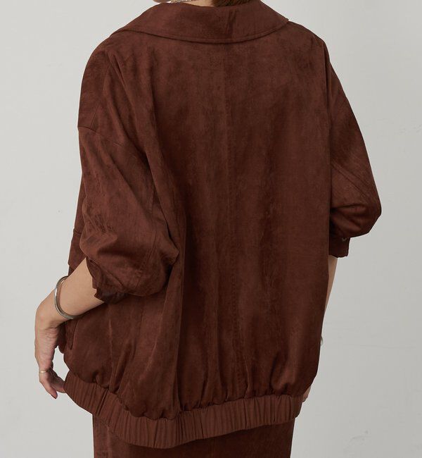  「フェイクスウェードブルゾン」|ブルゾン・スタジャン|