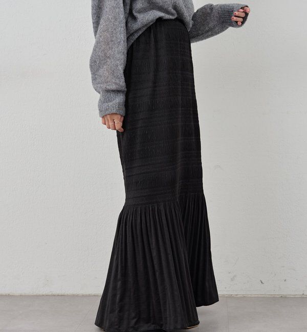 「プリーツマキシスカート」|スカート|