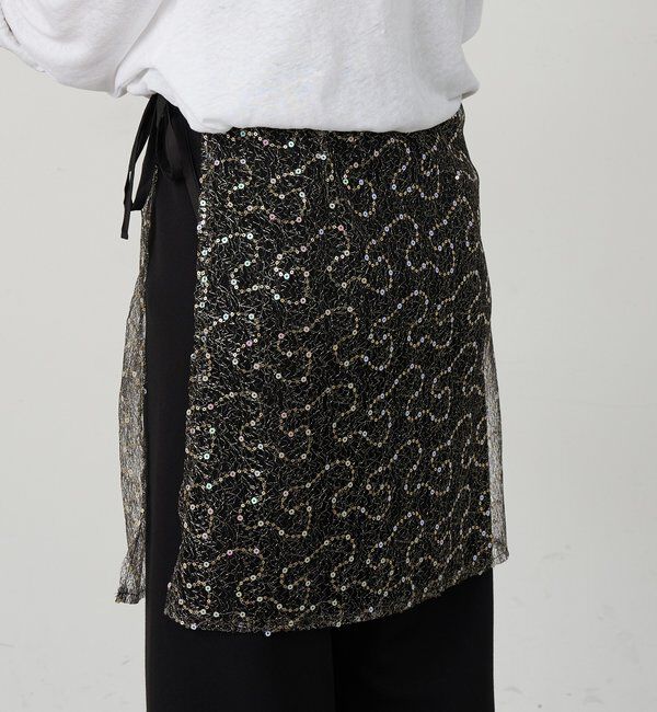  「スパンコールラップスカート」|スカート|