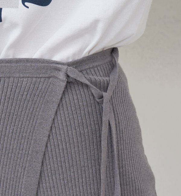  「ニットレイヤードパンツ」|チノ|