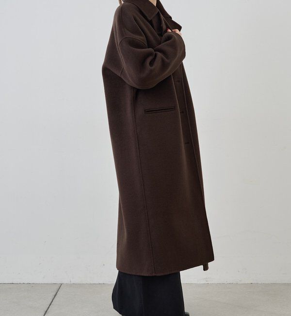  「ビッグカラーリバーロングコート」|その他|