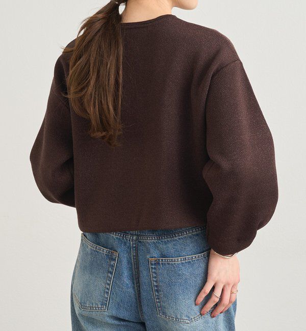  「ラメニットカーディガン」|カーディガン|