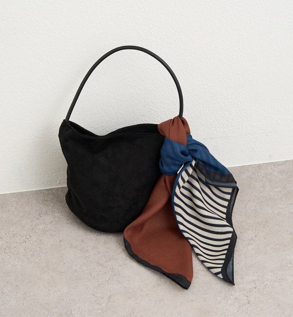  「トライアングルスカーフ」|バンダナ・スカーフ|ブラウン