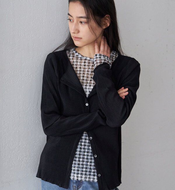  「レースチェックプルオーバー」|Tシャツ・カットソー|