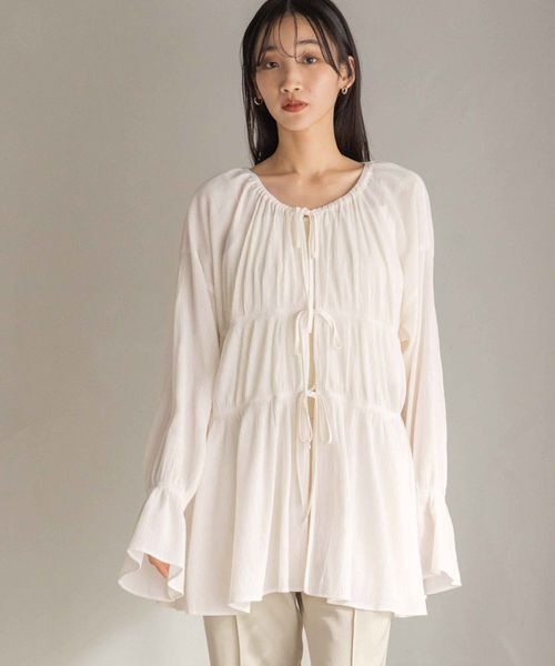 LOWRYS FARM「ヨウリュウシャーリングブラウスＬＳ」|シャツ・ブラウス|NTL