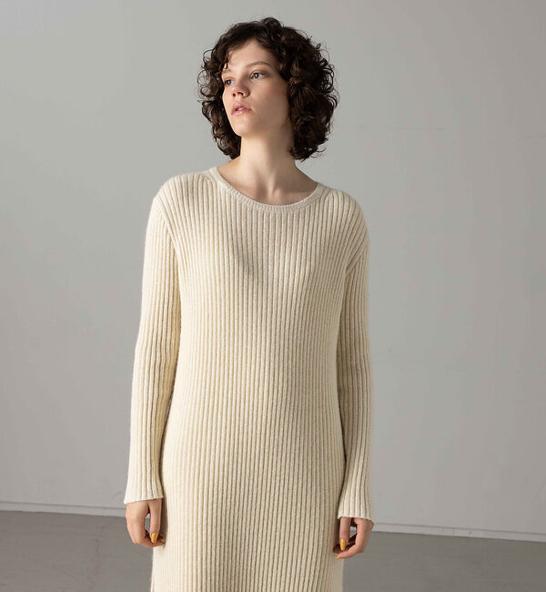 collex「ナチュラルファインヤーンニットワンピース」|ワンピース|