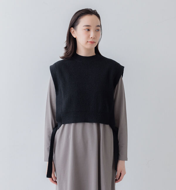 collex「ニットベスト&times;カットワンピース セット」|ワンピース|
