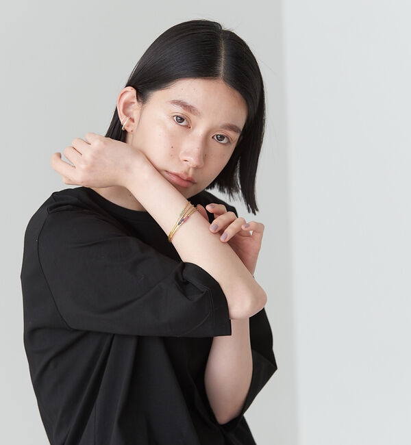 collex「【Ljud/ユード】5grain天然石バングル ゴールド」|ブレスレット・バングル|