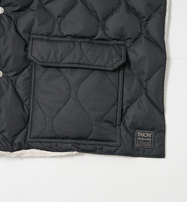 collex「【TAION】 ミリタリー リバーシブル ダウンストール」|マフラー|