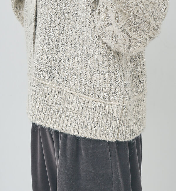 collex「ミックスヤーンボックスショートカーディガン」|カーディガン|