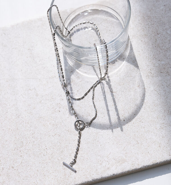 collex「ミックスチェーン 2WAY ロングネックレス」|ネックレス|シルバー