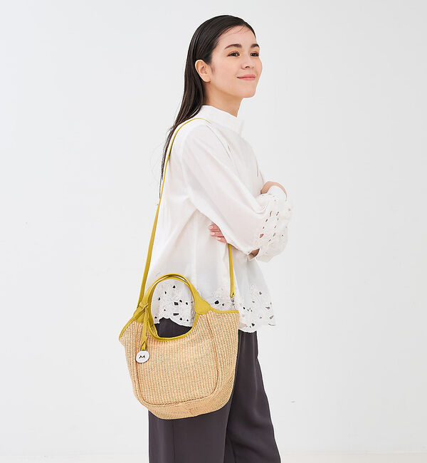 collex「【MARCO MASI】別注 レザーハンドル ラフィア 2WAYトートバッグ M」|トートバッグ|