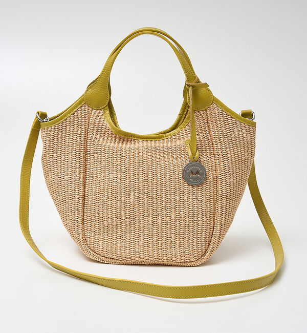 collex「【MARCO MASI】別注 レザーハンドル ラフィア 2WAYトートバッグ M」|トートバッグ|