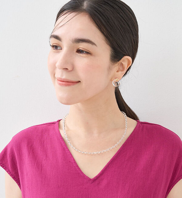 collex「【dignif】クリアドットネックレス」|ネックレス|