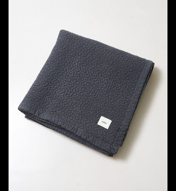 collex「イブル クラウド柄 オーガニックコットン キルティングマット スクエア 200&times;」|その他|チャコールグレー