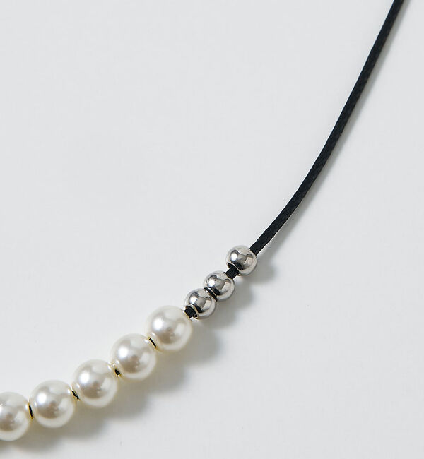 collex「【dignif】【金属アレルギー対応】パール&ボール チョーカー」|ネックレス|