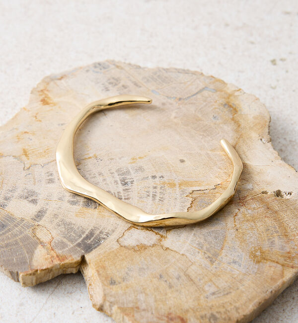 collex「【dignif】【金属アレルギー対応】ユラギウェーブバングル」|ブレスレット・バングル|