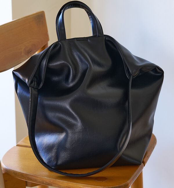 collex「2WAY底マチワイド レザーライクワンショルダーバッグ」|ショルダー・メッセンジャー|