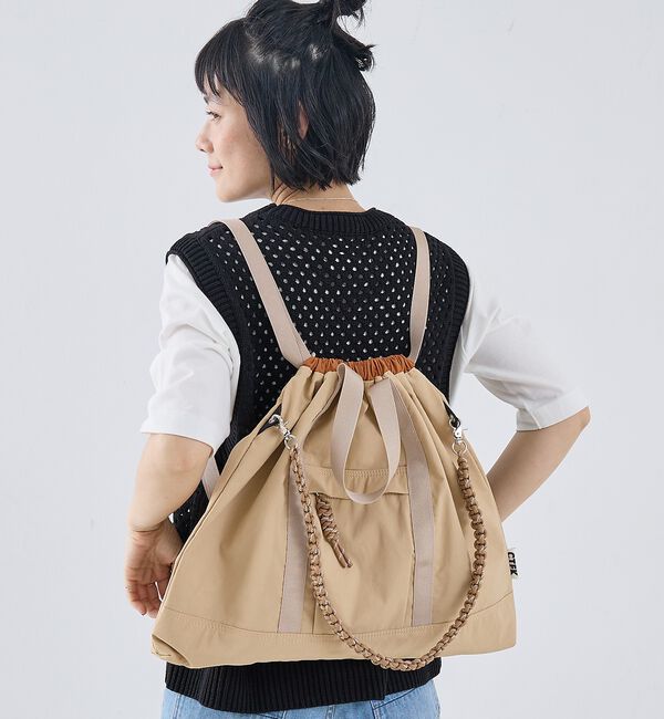 collex「【WEB限定】【CTFK/コントロールフリーク】ナイロン3WAYスクエアトート」|リュック|